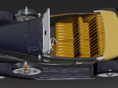 Antique car 3d model for blender and any other software 3D model