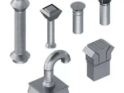 Chimney Ventilations 3D model