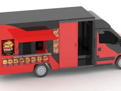 Burger Truck 2 3D model