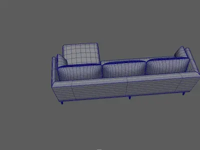 Sofa model  3D model