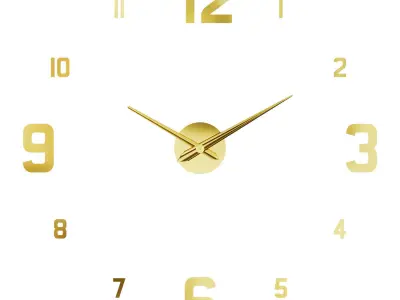 Apollo wall clock 3D model