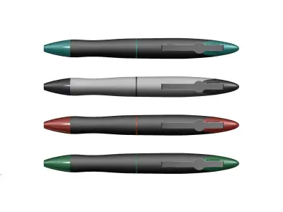 Luxury and stylish pen design having twist mechanism 3D model