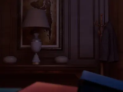 Winter Office 3D model