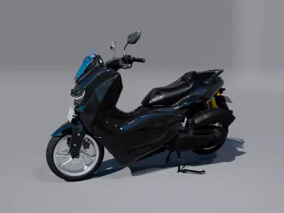 Yamaha N-max Neo turbo  Low-poly 3D model