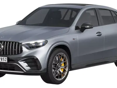 Mercedes-Benz GLC63 S AMG E Performance Coupe 2023 3D model