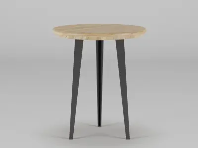 Floyd Side Table 38x38x44 Free low-poly 3D model