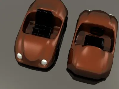 Toy Race Car 3D model