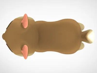 Bunny Low-poly 3D model