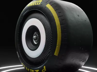 F1 2022 Tire 3D model