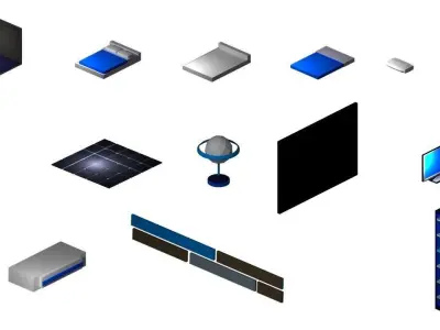 create your own low poly home Low-poly 3D model