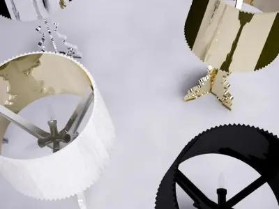 KARTELL BOURGIE TABLE LAMP 3D model