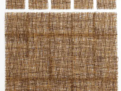 Ceiling canopy branch thin crooked n2 3D model