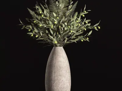 Plants Bouquet 3D model