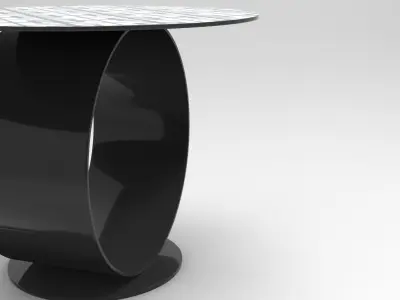 Difo Coffee Table Low-poly 3D model