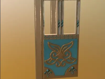 Door 06 Low-poly 3D model