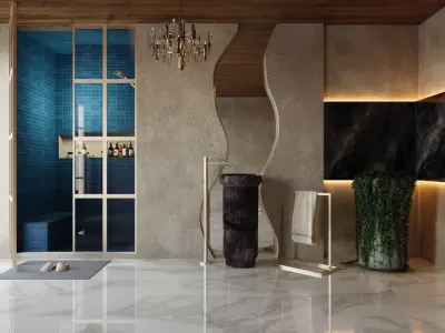 Interior-Bathroom - 171024 3D model