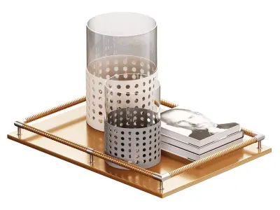 Mimosa Large Moka Giobagnara 3D model