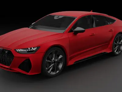 Audi RS7 Sportback 2020 3D model