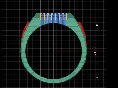 NEO MAN RING MODEL7 3D print model