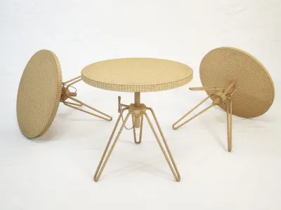 DIESEL coffee table by Moroso Free 3D model