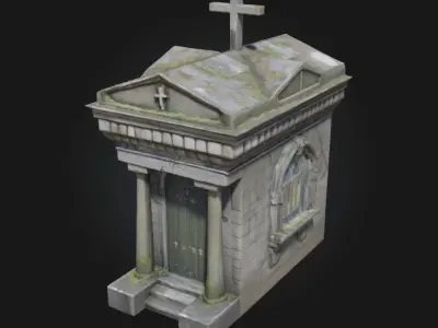 Mausoleum Mystery  A Tomb Shrouded in Secrets 3D model