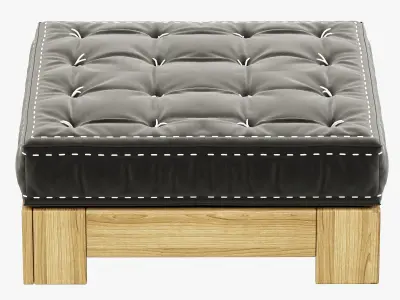 RH Teen Callum Ottoman 3D model