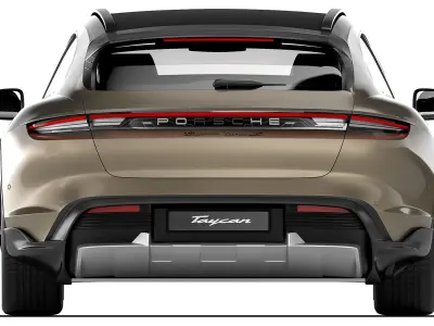 Porsche Taycan Turbo S Cross Turismo 2021 3D model