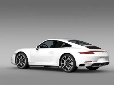 Porsche 911 Carrera 4S Coupe 991 2016 3D model