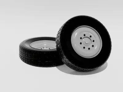 BUS TIRES 3D model