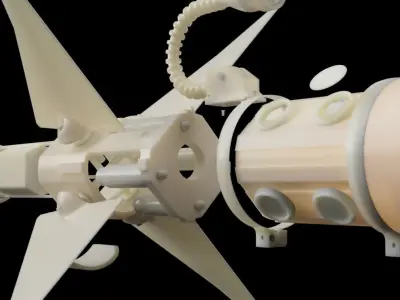 Raytheon AIM-9M 3D print model