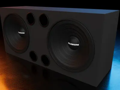 Car Sound System Brazil Selenium 3D model
