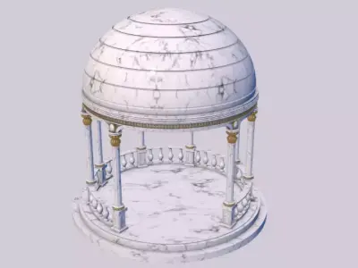 Marble Gazebo 3D model