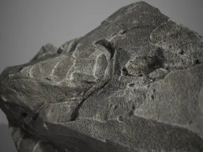 Rock Free PBR Game Ready Free low-poly 3D model