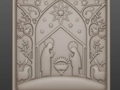 The birth of god 3D print model