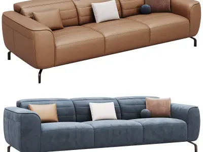 Zenith Function Sofa C320 By Natuzzi 03 3D model