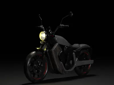 Harley Nightster-Like Motorbike 3D model