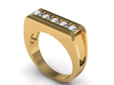 man ring 3D print model