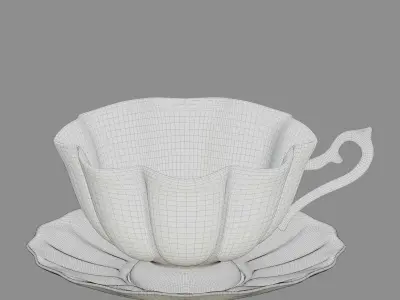 Vintage Royal Cup 3D model