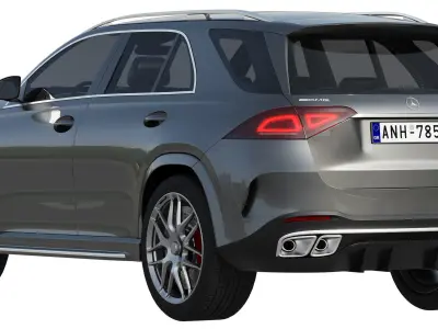 Mercedes Benz AMG GLE 63 2021 3D model