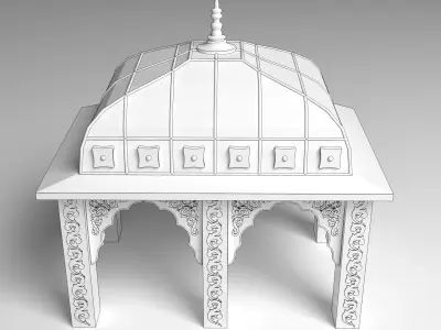 Indian Palace Dome 3D model