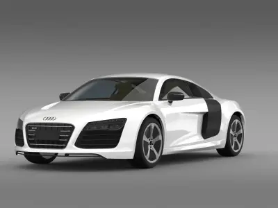Audi R8 eTron Prototype 2013 3D model