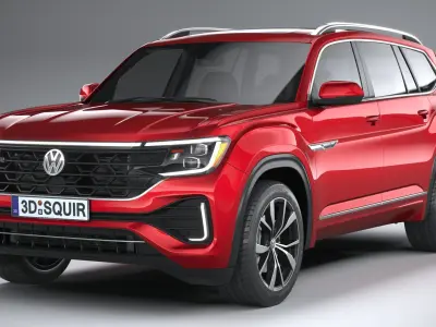 Volkswagen Atlas 2024 3D model