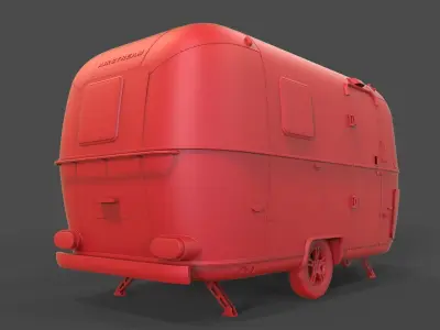 Airstream Bambi 3D print model