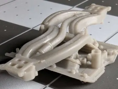 AMC Intake manifold adaptor for long ram 3D print model