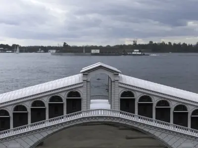 Stone Arch Bridge 3D model