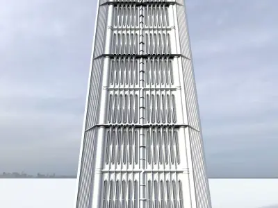 Synth Tower 3D model
