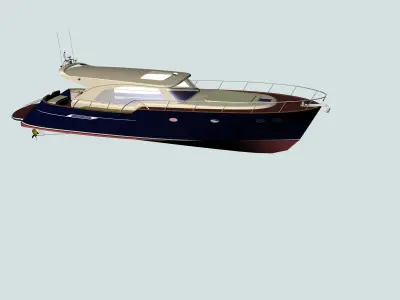 Motor Yacht 18mt 3D model