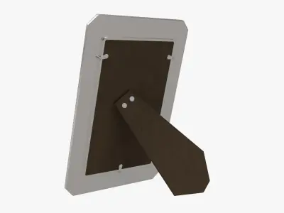 Picture frame with chamfered corners 3D model