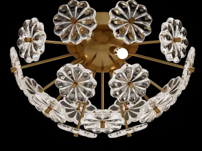 Lampatron MOIRA Ceiling Chandelier Low-poly 3D model
