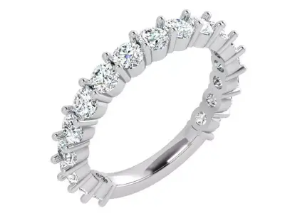 Diamond Band Ring 4321 3D print model